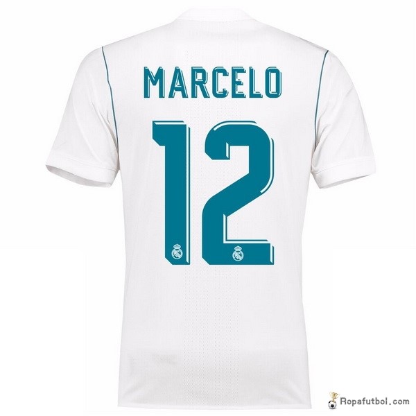 Camiseta Real Madrid Replica Primera Ropa Marcelo 2017/18